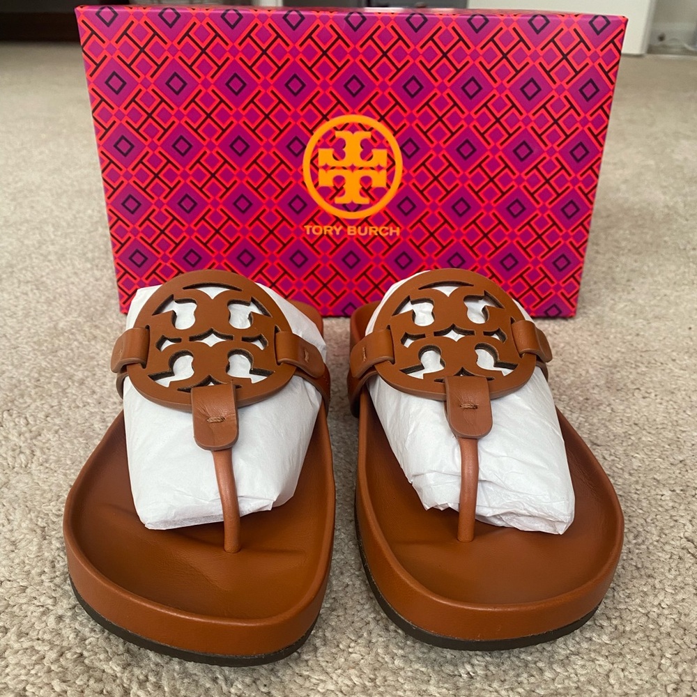 NWT Tory Burch Miller Cloud Sandals 9. Never worn…